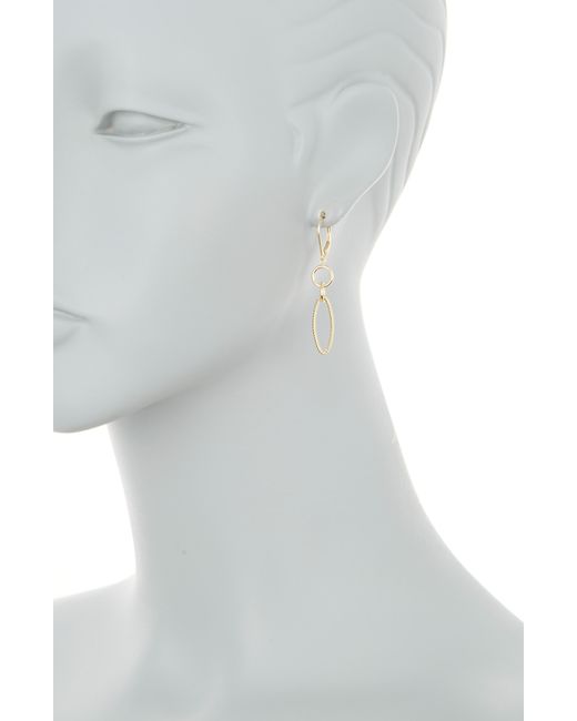Bony Levy Metallic 14k Gold Drop Earrings