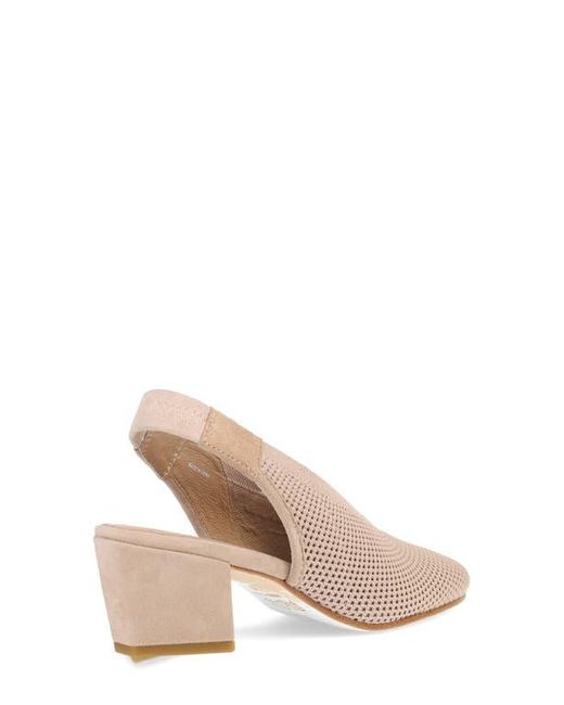 Eileen Fisher Pink Vasa Block Heel Knit Slingback Pump