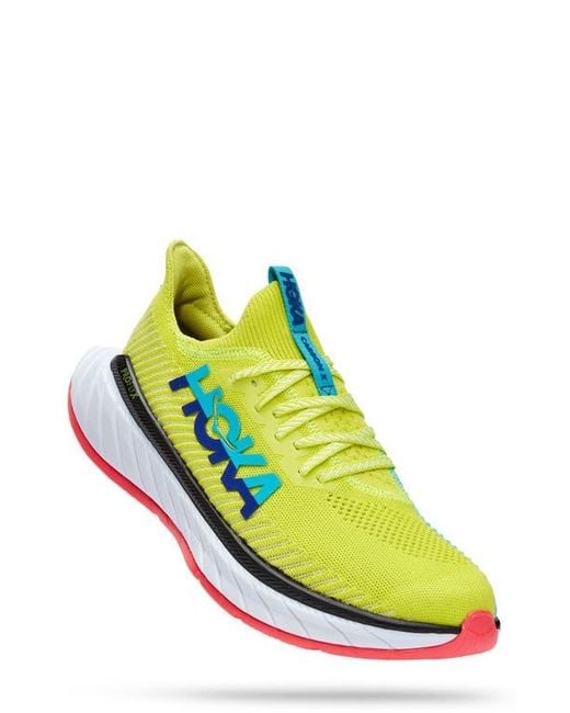 Hoka One One Yellow Carbon X 3 Running Shoe for men