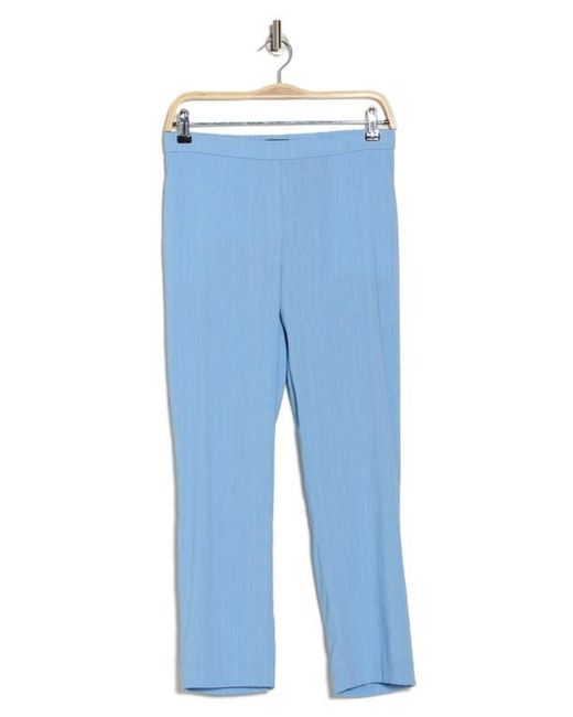 Theory Blue Treeca Stretch Linen Blend Pants