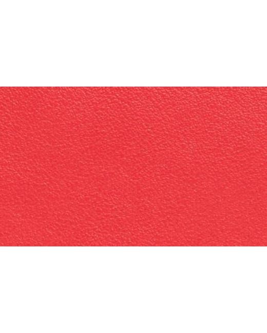 BCBGMAXAZRIA Red Ring Handle Wristlet Pouch