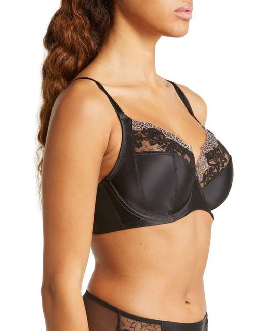 Wacoal Black Side Note Full Coverage Underwire Bra
