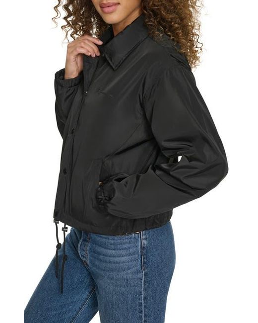 Champion Black Cropped Coached Jacket
