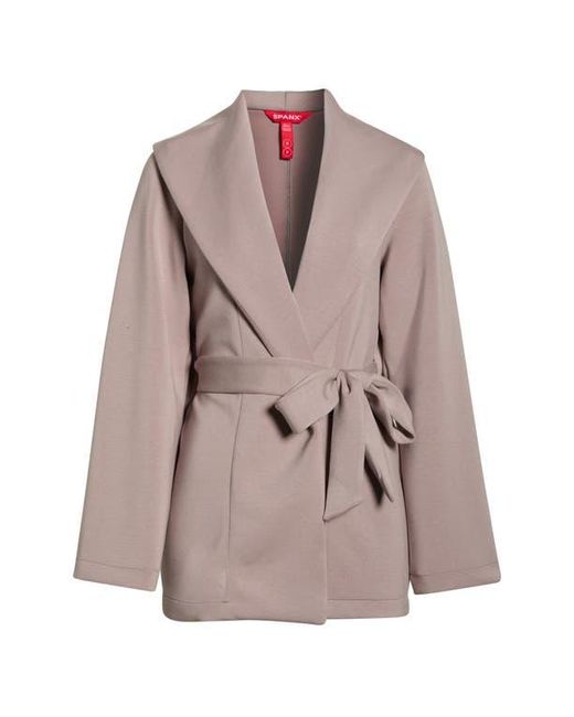 Spanx Brown Airessentials Luxe Wrap Cardigan