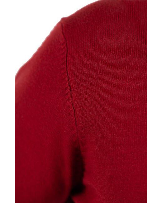 Xray Jeans Red Crewneck Viscose-Blend Knit Sweater for men
