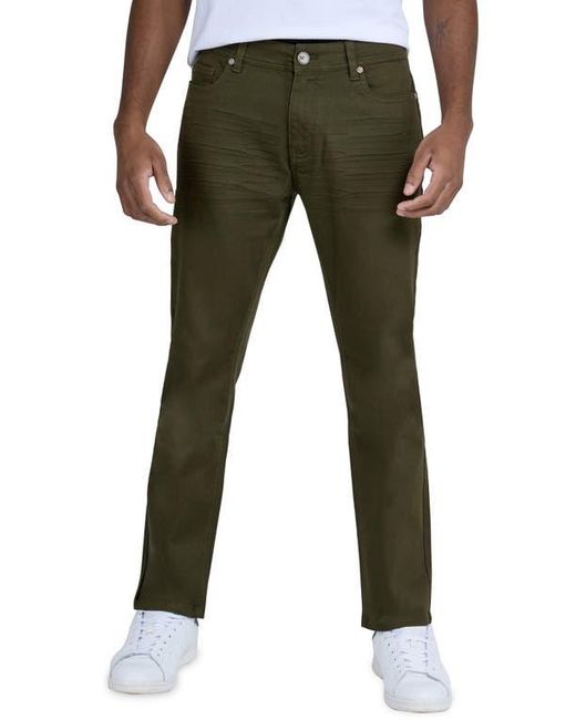 Xray Jeans Green Classic Twill Skinny Jeans for men