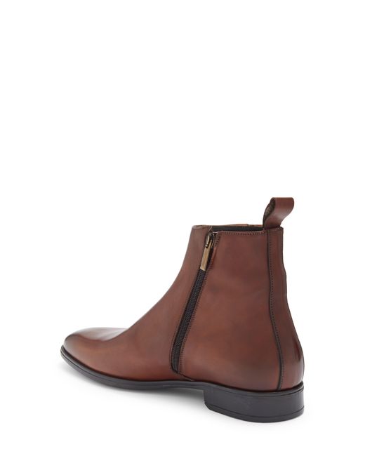 Bruno Magli Milton Leather Boot in Brown for Men | Lyst