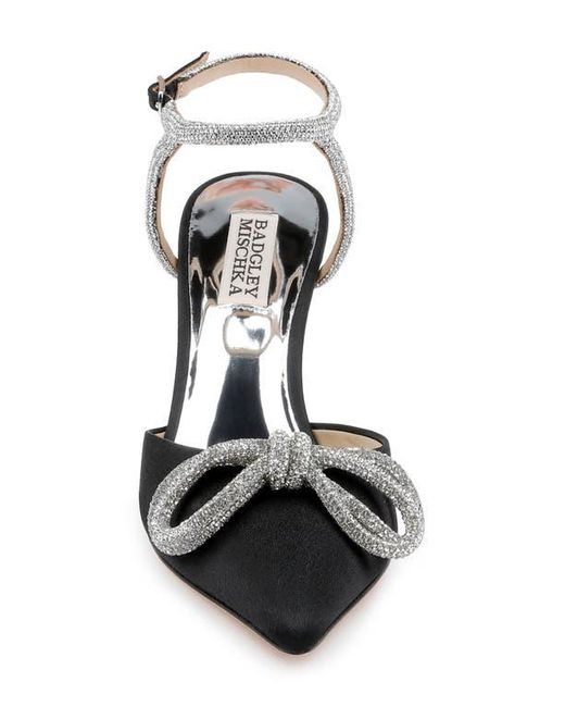 Badgley Mischka Women's Black Jasmine Pointed Toe Pump