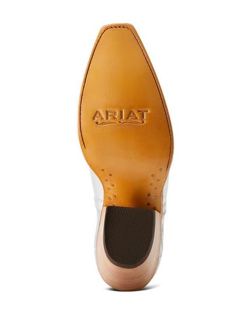 Ariat White Dixon Bootie