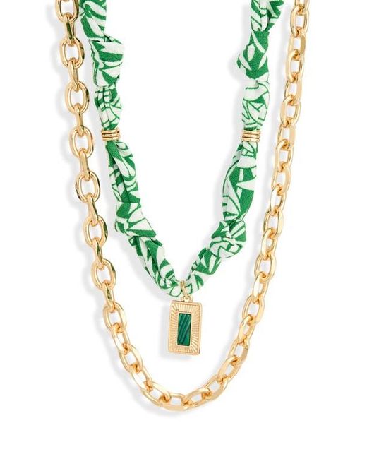 Leith Green 2-Pack Assorted Necklaces
