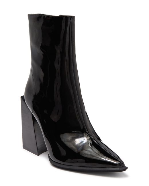 Jeffrey Campbell Happy Hour Pointed Toe Patent Boot in Black Patent ...