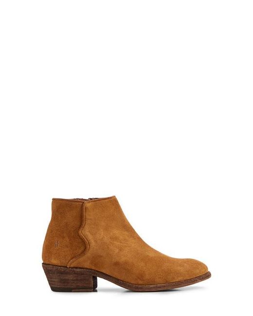 Frye Brown Carson Piping Bootie
