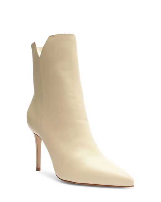 SCHUTZ SHOES Natural Betsey Pointed Toe Bootie