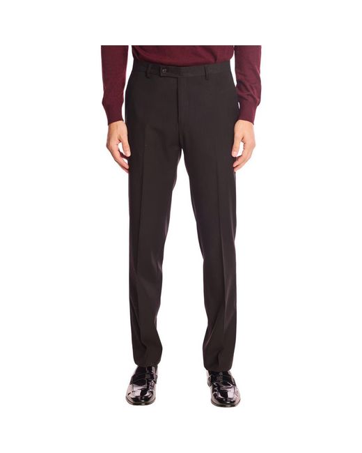 Paisley & Gray Men's Black Downing Slim Fit Flat Front Dress Pants