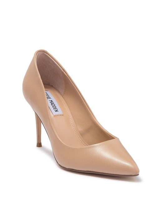 Steve Madden Luiza Pump In Nude Lea At Nordstrom Rack | Lyst