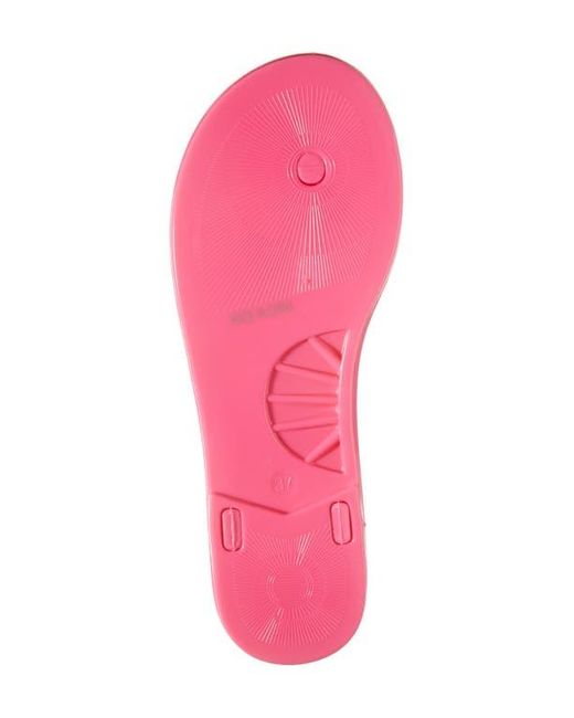 Kurt Geiger Pink Brixton Jelly Sandal