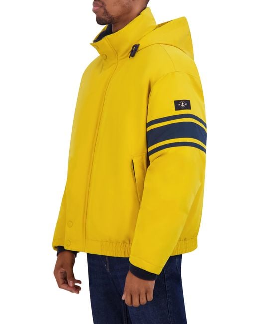 Nautica yellow puffer discount jacket