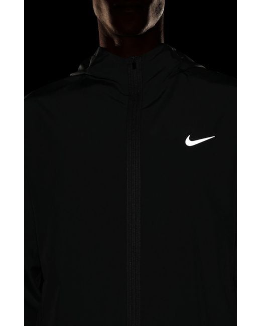 Nike Gray Form Dri-fit Hooded Versatile Jacket for men