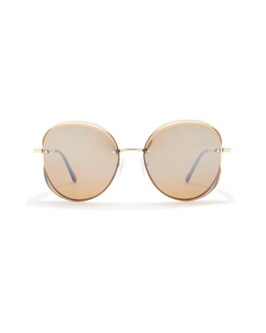 Vince Camuto Natural Oval Vent Sunglasses