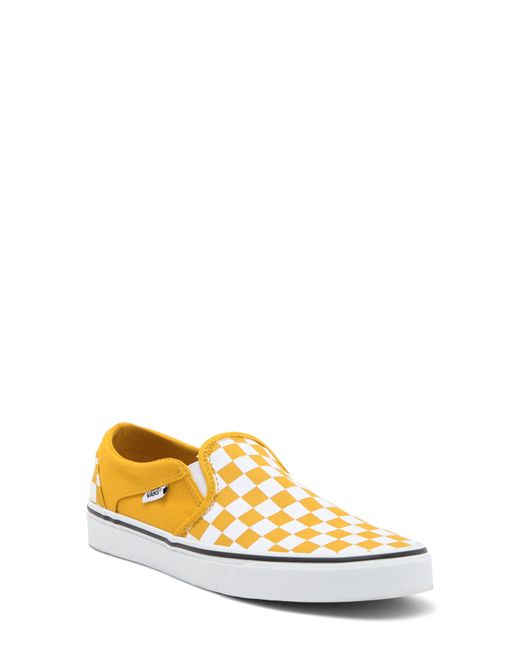 Vans Yellow Asher Slip-on Sneaker