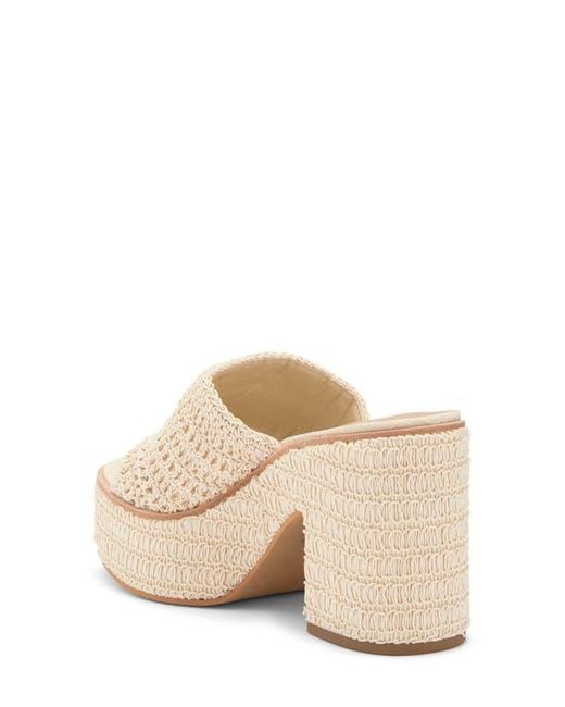 Dolce Vita Natural Ladin Platform Slide Sandal