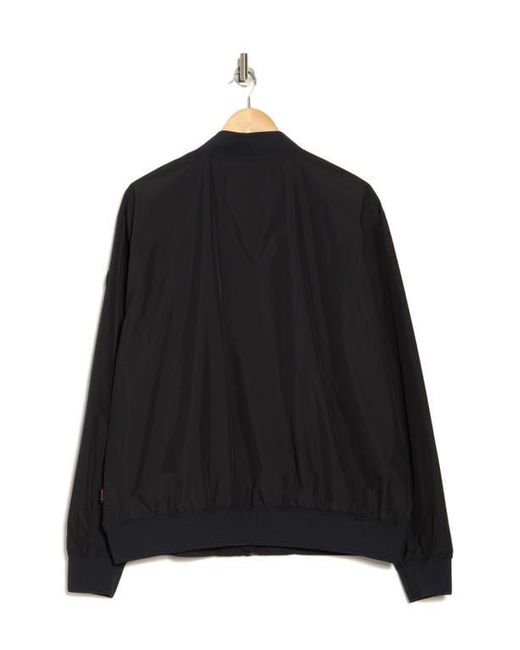 Save The Duck Black Water Resistant Windbreaker Bomber Jacket for men