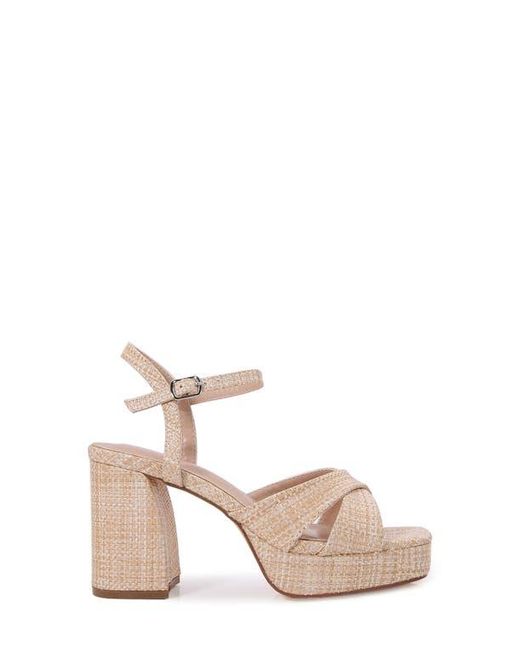 BERNESS Pink Guadalupe Platform Sandal
