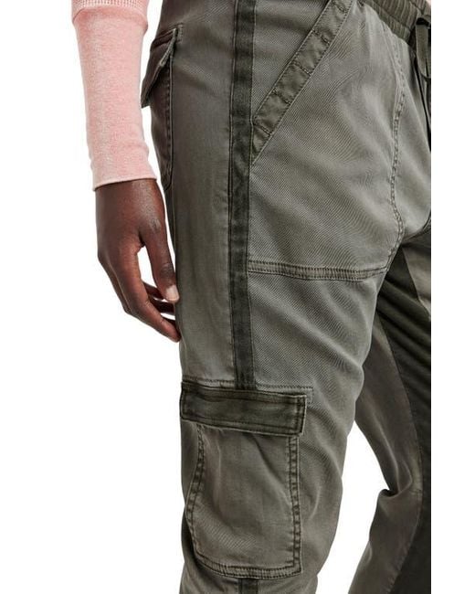 Splendid Gray Jaclyn Drawstring Waist Joggers