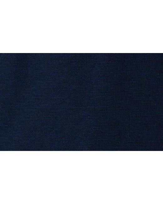 Bugatchi Blue Quarter Zip Pullover for men