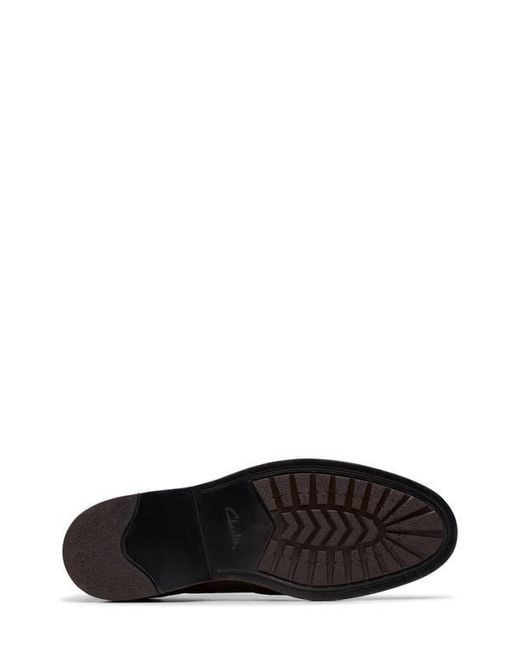 Clarks Brown Aldwin Limit Wingtip Derby for men