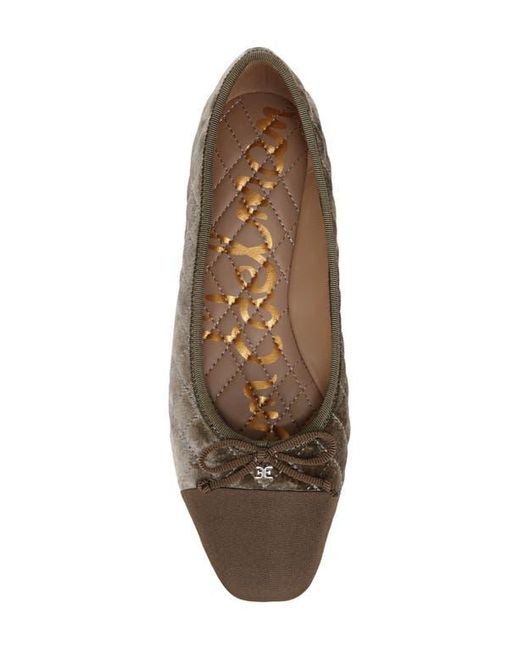 Sam Edelman Gray Marilyn Cap Toe Ballet Flat