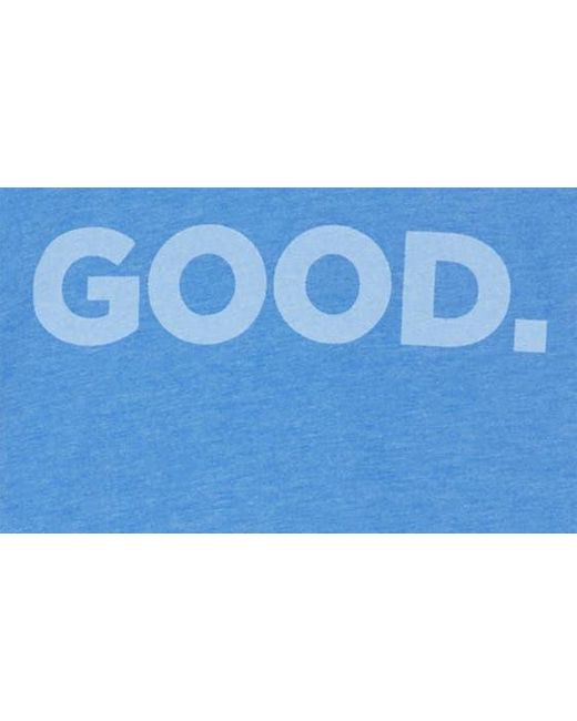 COTOPAXI Blue Do Good Organic Cotton Blend Long Sleeve T-shirt