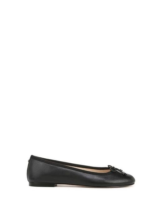 Sam Edelman Black Flora Ballet Flat