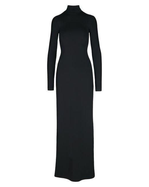 Commando Black Long Sleeve Turtleneck Dress