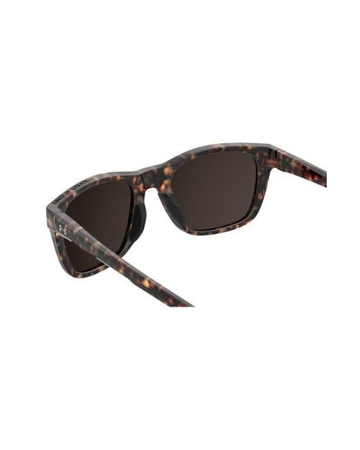 Under Armour Multicolor 55Mm Gradient Polarized Rectangular Sunglasses