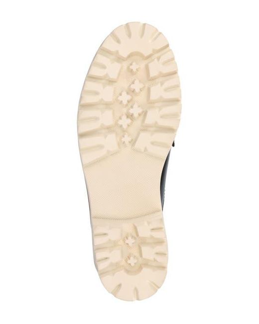 Journee Collection Black Miycah Lug Sole Platform Mule