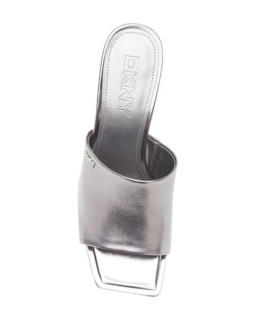 DKNY Gray Kellyn Mule Sandal