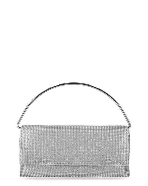 Jessica Mcclintock Gray Isa Crystal Clutch