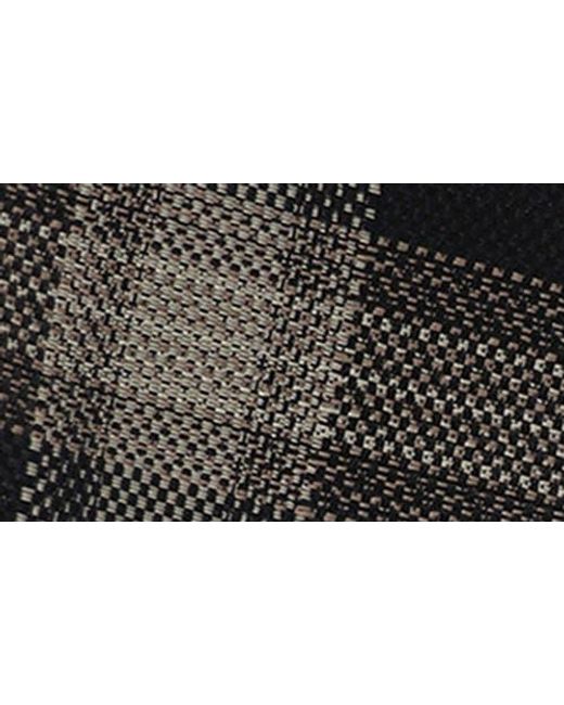DKNY Black Large Plaid Tie for men