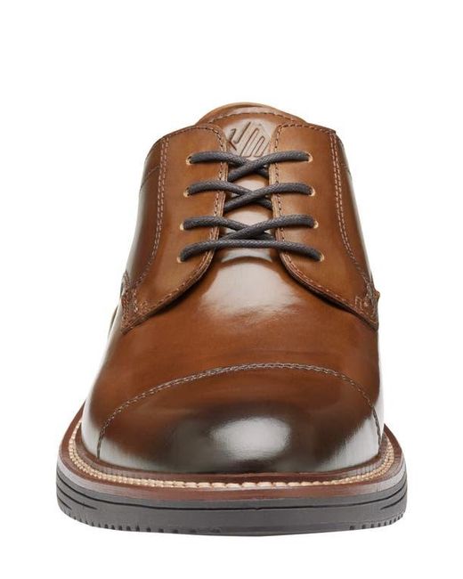 Johnston & Murphy Brown Hodges Cap Toe Oxford for men