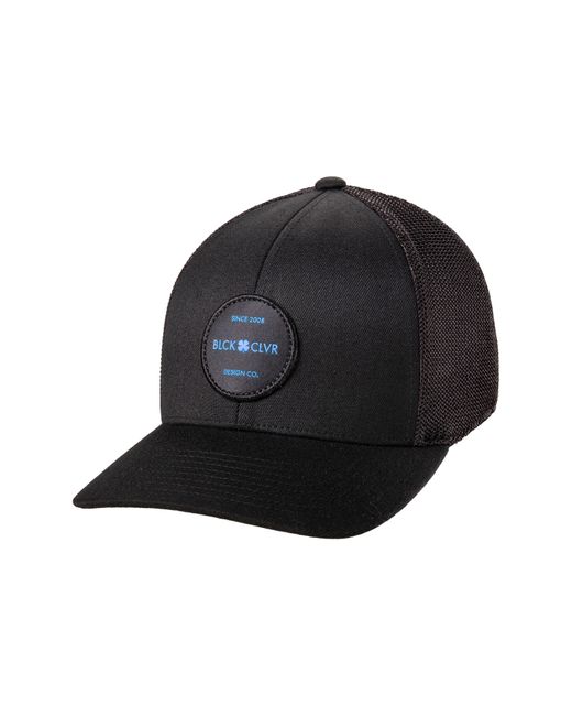 Black Clover Black Engraved Trucker Snapback Hat for men
