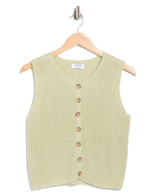 Blu Pepper Natural Button-Up Sweater Tank