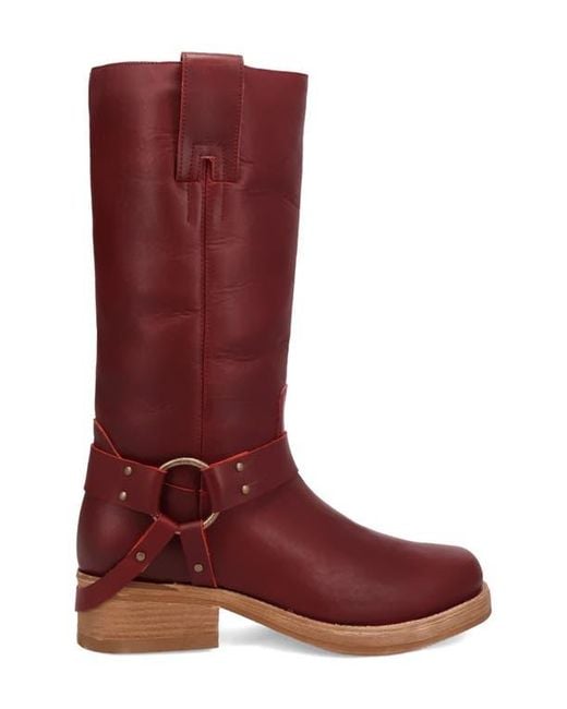 Dingo Red Rip Harness Boot for men