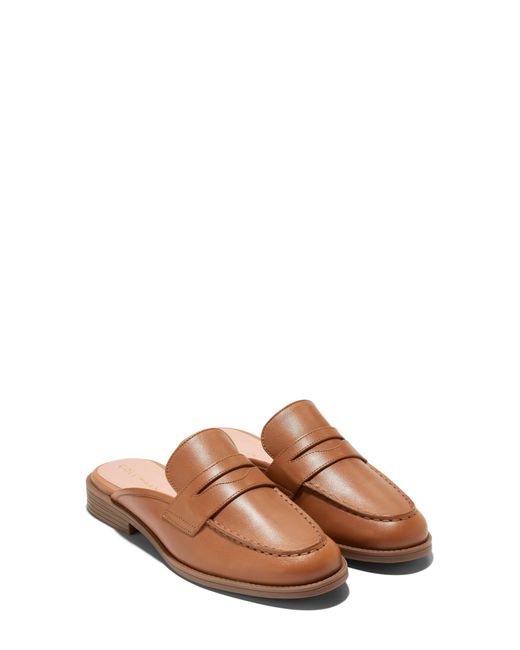 Cole Haan Brown Stassi Penny Mule