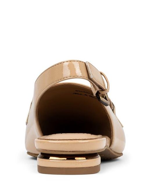 Donald J Pliner Natural Slingback Chain Loafer