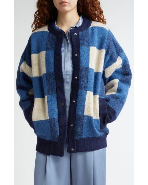 Gingham Knit Jacket main image 0