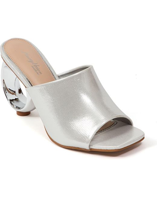 Ninety Union White Jloo Slide Pump