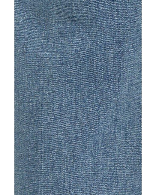 7 For All Mankind Blue Austyn Squiggle Relaxed Straight Jeans for men