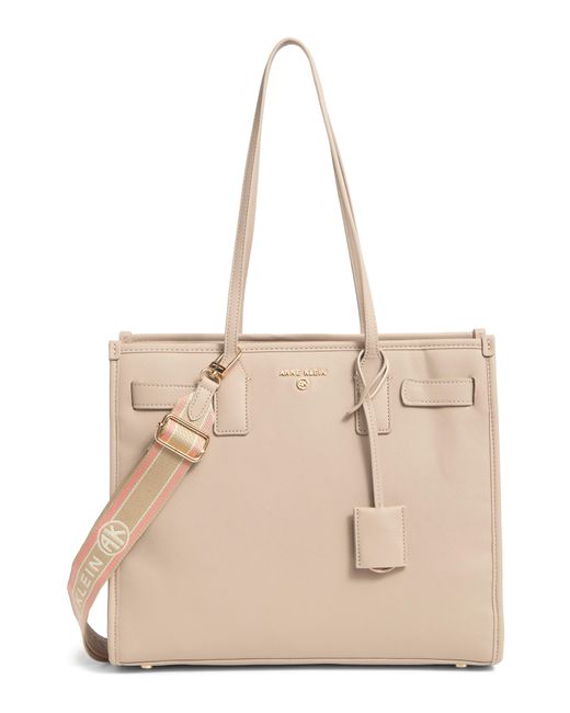 Anne Klein Natural Faux Leather Tote