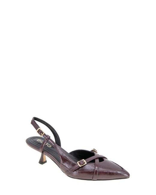 BCBGeneration White Kiran Slingback Kitten Heel Pump